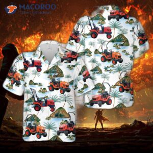 Kubota Tractor Bx2350 Hawaiian Shirt