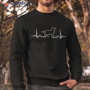 labrador retriever heartbeat shirt funny dog gift sweatshirt