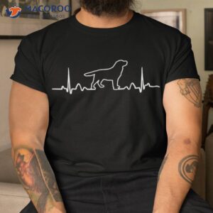 labrador retriever heartbeat shirt funny dog gift tshirt