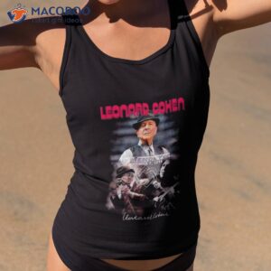 leonard cohen in memory of november 7 2016 signature shirt tank top 2