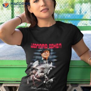 leonard cohen in memory of november 7 2016 signature shirt tshirt 1