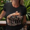 Let Your Faith Be Taller Than Fear Giraffe Shirt