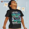 Level 10 Unlocked Awesome Since 2013 10th Birthday Gaming Shirt