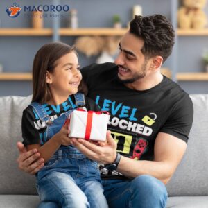 level 11 unlocked awesome 2012 video game 11th birthday boy shirt tshirt 4