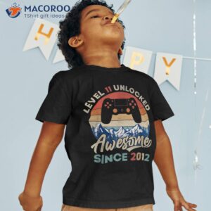 11 Years 132 Months Of Being Awesome 11th Birthday Gifts Shirt
