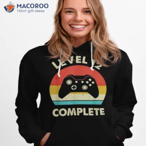 level 12 complete 12th wedding anniversary for him her funny shirt hoodie 1