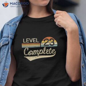 level 23 complete vintage 23rd wedding anniversary shirt tshirt