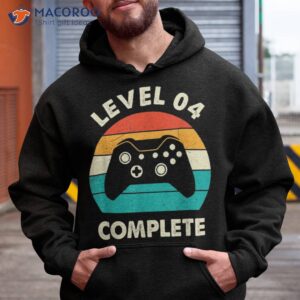 Level 4 Complete 4th Funny Wedding Anniversary For Couples Shirt