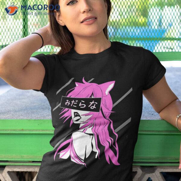 Lewd Waifu Japanese Predatory Cat Girl Anime Neko Shirt