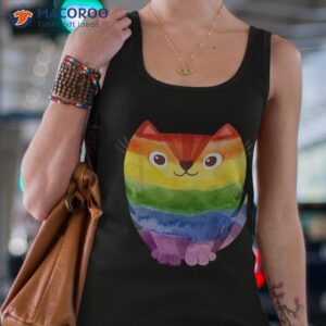 lgbt ally cat be kind gay rainbow funny lgbtq shirt tank top 4