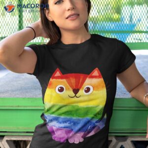 lgbt ally cat be kind gay rainbow funny lgbtq shirt tshirt 1