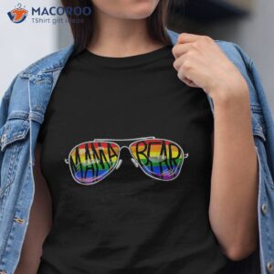 Lgbtq Mama Bear Face Sunglasses Mother Mom Mother’s Day Lgbt Shirt