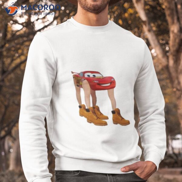 Lightning Mcqueen With Legs Shirt