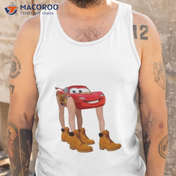 Lightning Mcqueen With Legs Shirt