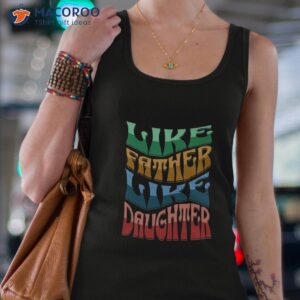 like father like daughter fathe s day retro active t shirt tank top 4