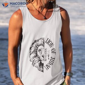 lion of judah in god we trust shirt tank top