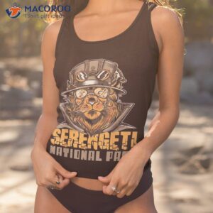 lion safari tour serengeti national park souvenir africa shirt tank top 1