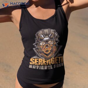 lion safari tour serengeti national park souvenir africa shirt tank top 2