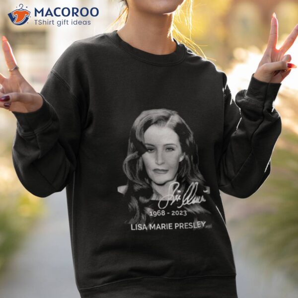 Lisa Marie Presley 55 Years Of 1968 2023 Signature Shirt