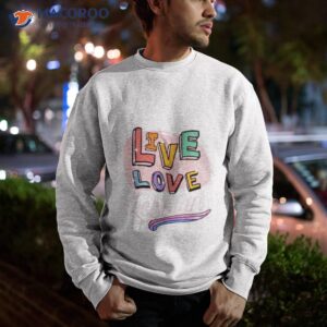 live laugh lesbian shirt sweatshirt