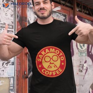 logo sakamoto coffee sakamoto days colored art shirt tshirt 1