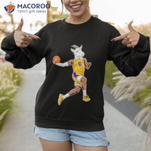 los angeles lakers lebron james goat heat dunk shirt sweatshirt 1