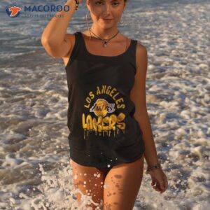 los angeles lakers stadium street art dark crystal washed shirt tank top