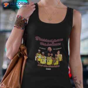 los angeles lakers started from the bottom now we are here 2 wins 10 losses t shirt tank top 4