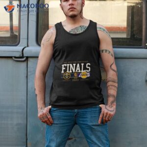 los angeles lakers vs denver nuggets sportiqe unisex 2023 nba western conference finals matchup tri blend t shirt tank top 2