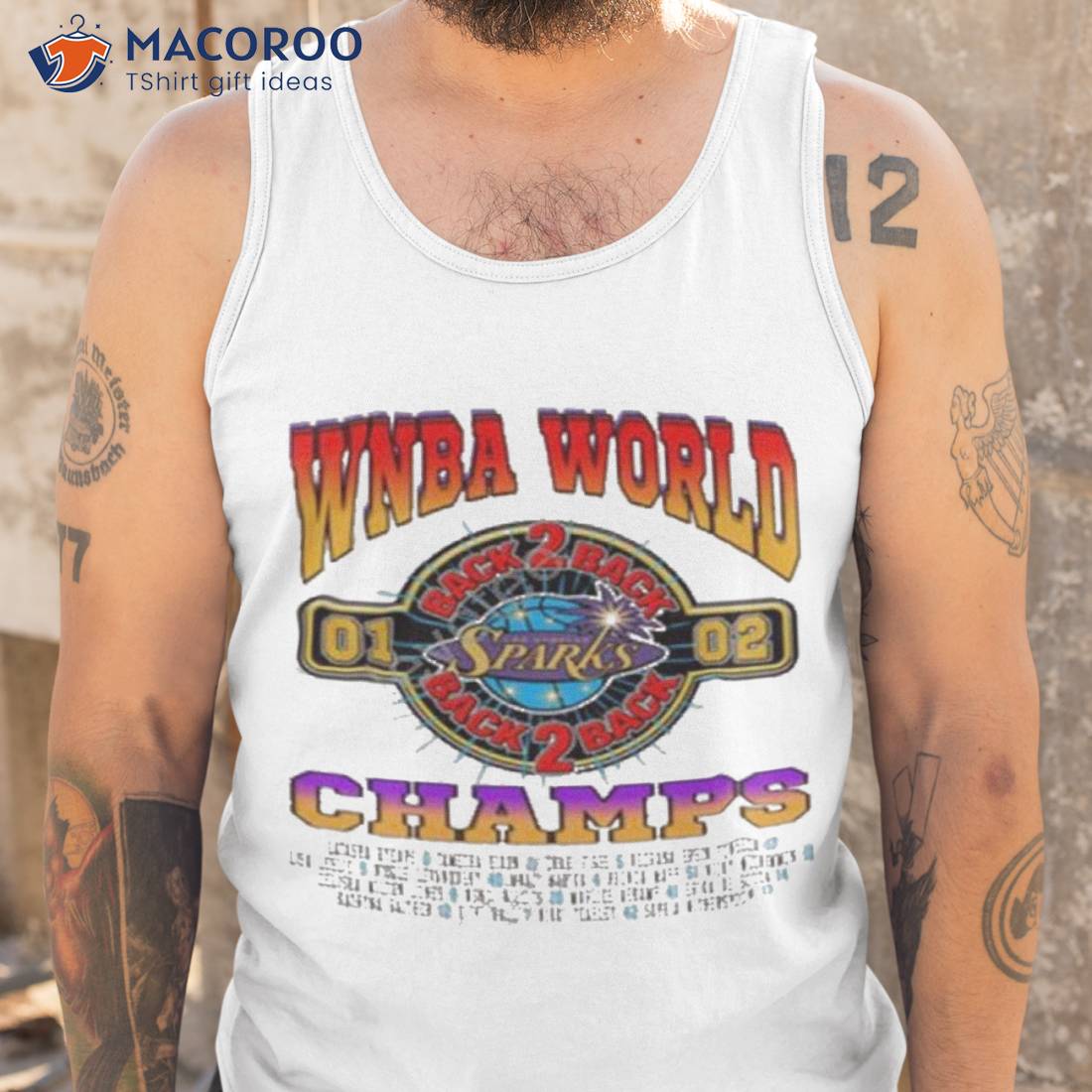 Los Angeles Lakers Wnba Los Angeles Sparks Back-to-back Champs Shirt