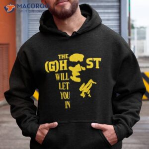 louis wearing the ghost will let you in shirt hoodie