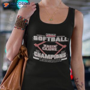 louisiana ragin cajuns 2023 sun belt softball regular season champions shirt tank top 4