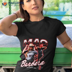 mac barbara aztecs softball shirt tshirt 1