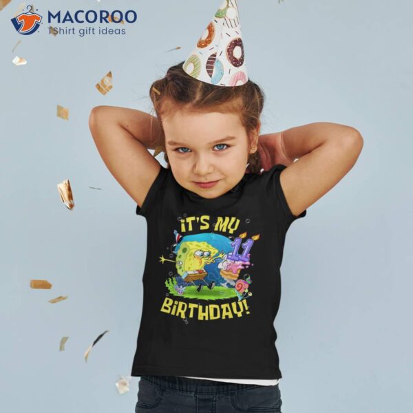 Mademark X Spongebob Squarepants – It’s My 11th Birthday Cake B-day Kids Shirt