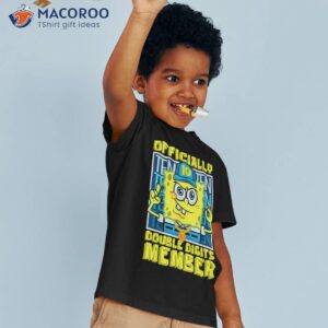 mademark x spongebob squarepants officially double digits member boys 10th birthday shirt tshirt 3