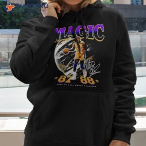 magic johnson 87 88 back to back world champion signature shirt hoodie