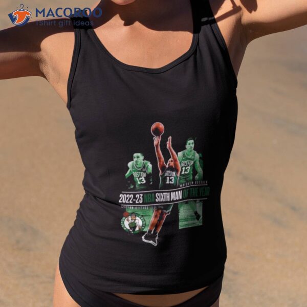 Malcolm Brogdon Boston Celtics 2023 Nba Sixth Man Of The Year Lay Up Shirt