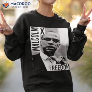 malcolm brogdon wearing malcolm x freedom shirt sweatshirt 2