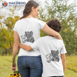 Mama and Baby Elephant T-Shirt
