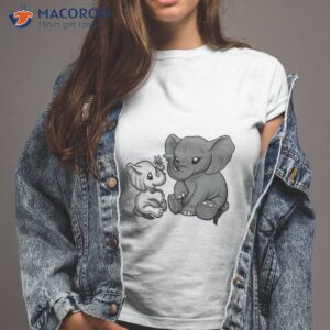 mama and baby elephant t shirt tshirt 2