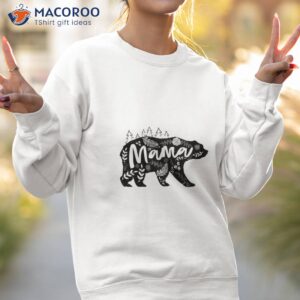 mama bear floral t shirt sweatshirt 2