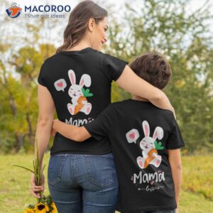 Mama Rabbit Stripe Shirt With Mother’s Love