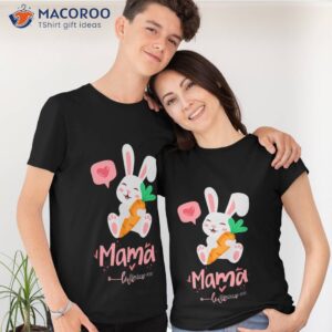 Mama Rabbit Stripe With Mother’s Love T-Shirt