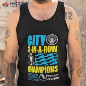 manchester city 22 23 premier league champions tee shirt tank top