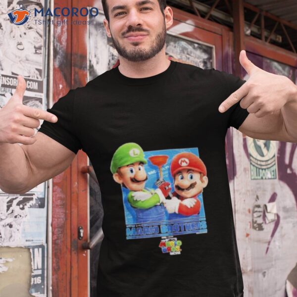 Mario Brothers 2023 The Super Mario Bros Movie Shirt