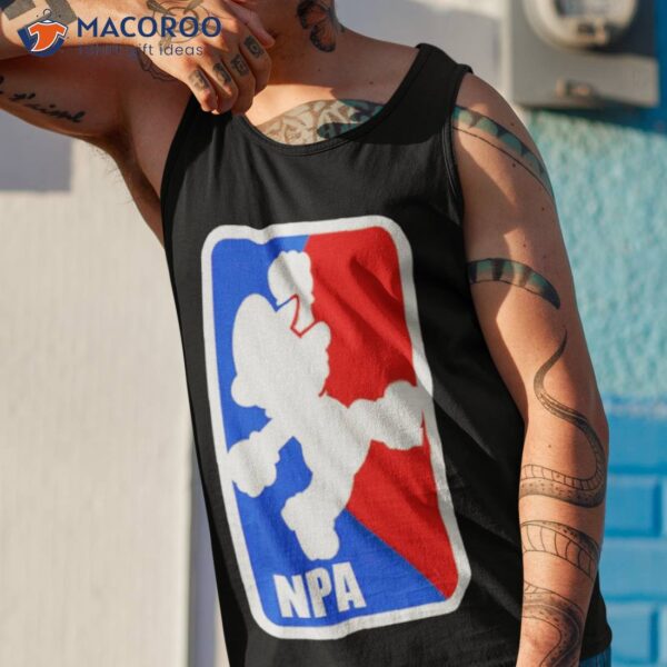 Mario Npa National Plumber Association Shirt