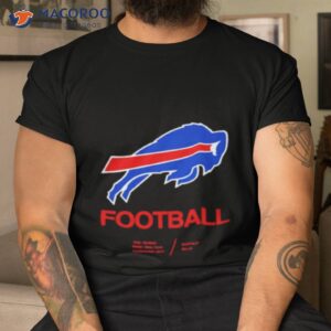 marissa figueroa wears buffalo bills football shirt tshirt