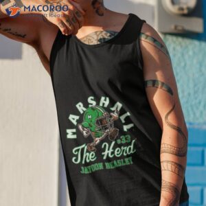 marshall thundering herd ncaa football jayoon beasley t shirt tank top 1