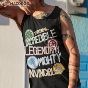 marvel avengers father s day dad words graphic shirt tank top 1