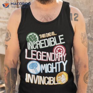 marvel avengers father s day dad words graphic shirt tank top